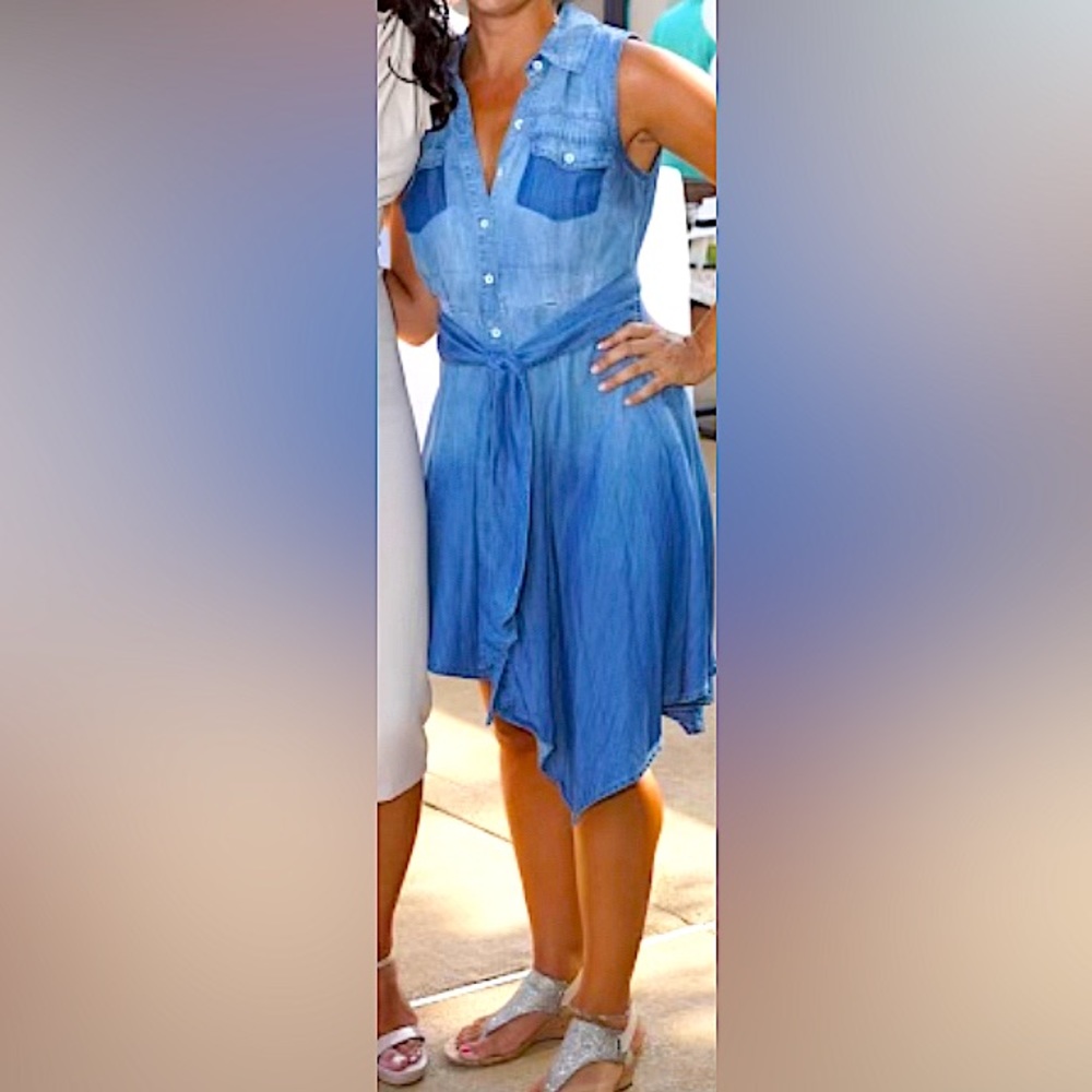 Women’s soft denim dress